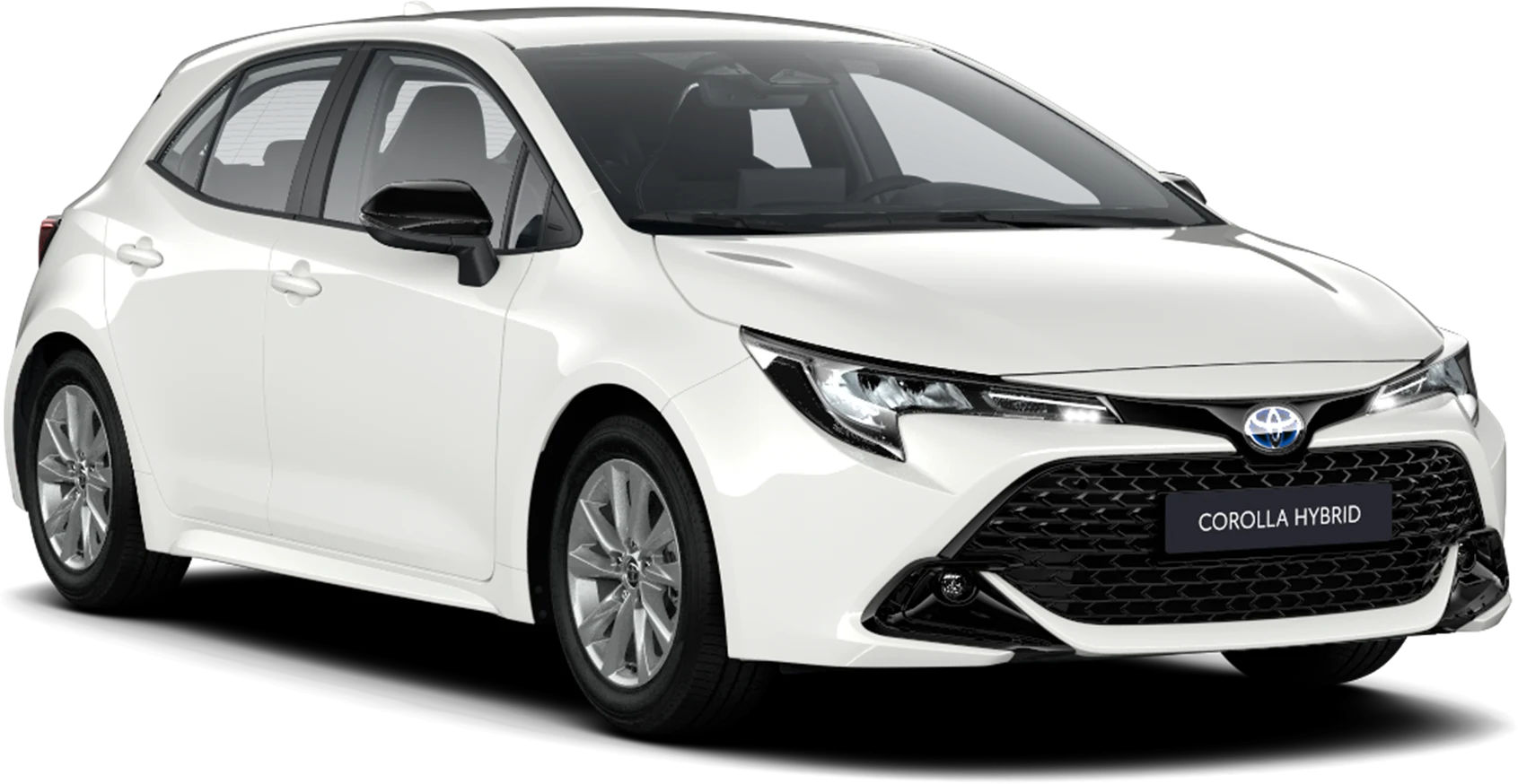 Toyota Corolla Hybrid in Weiß