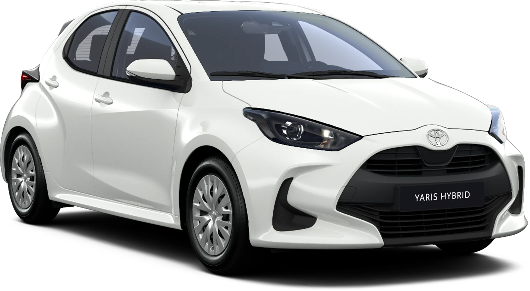 Toyota Yaris Hybrid in Weiß